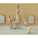 Maileg Rabbit, Micro - Ballet Suit And Skirt Cream