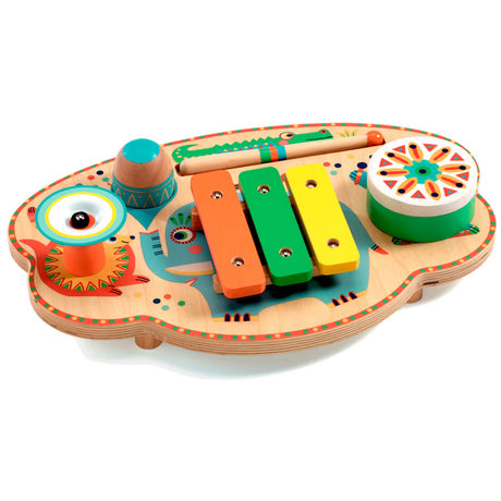 Djeco Musikalsk Karneval, Bræt With Musikinstrumenter