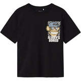 Name It Black Nkmjase Bod Nreg Ss Top Box Sky