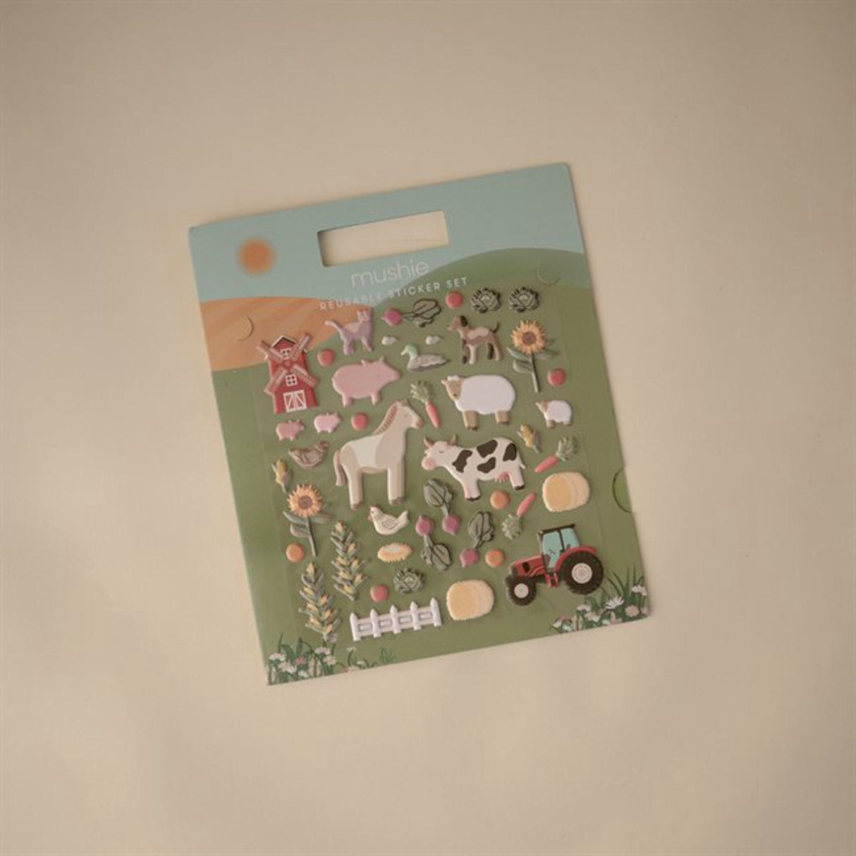 Mushie Farm Reusable Sticker Set