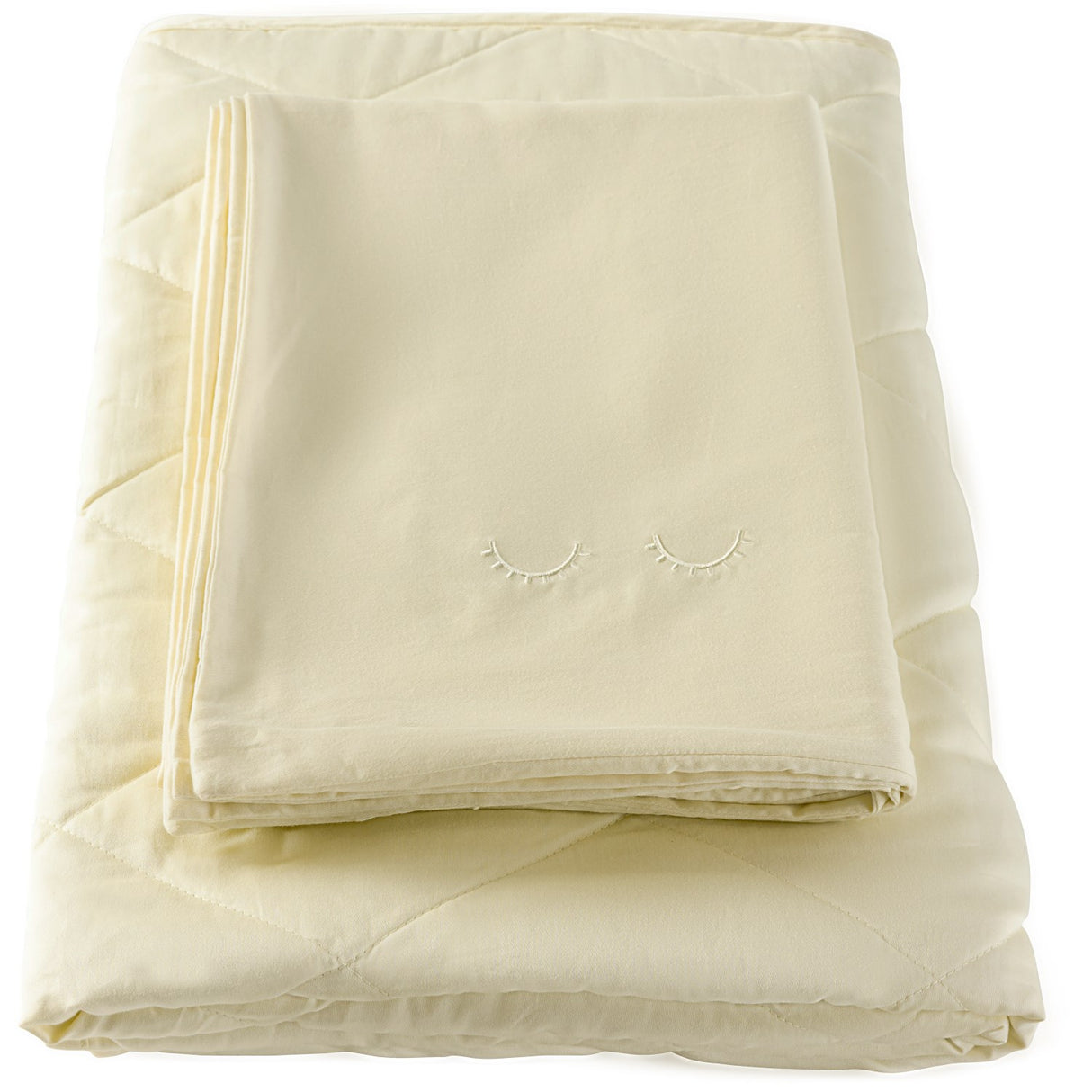 MEMBANTU Pale Yellow Organic Junior Bedding