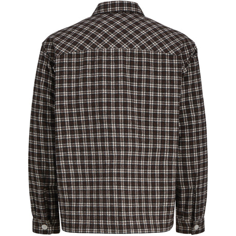 Jack & Jones Junior Deep Mahogany Jorinwood Brushed Overshirt Ls Jnr