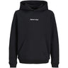 Jack & Jones Junior Black Jornorrebro Emb Sweat Hood Noos Jnr