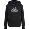 Jack & Jones Junior Black Jjsun Sweat Hood Jnr