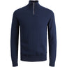 Jack & Jones Junior Navy Blazer Jjeemil Knit Half Zip Noos Jnr