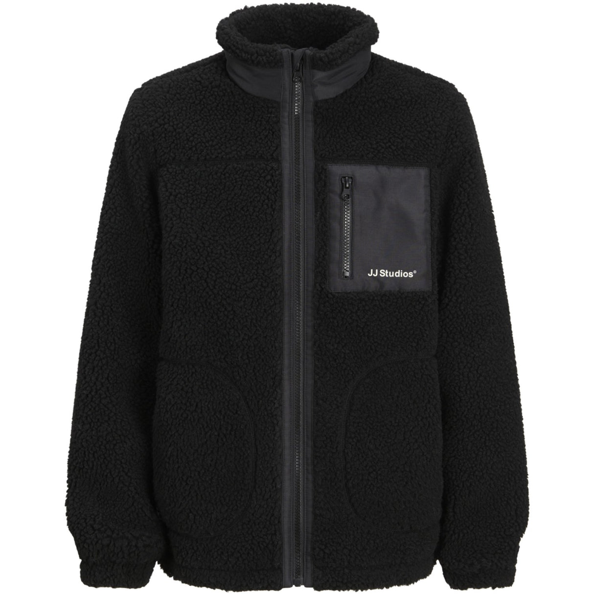 Jack & Jones Junior Black Jjesoho Teddy Jacket Sn Jnr