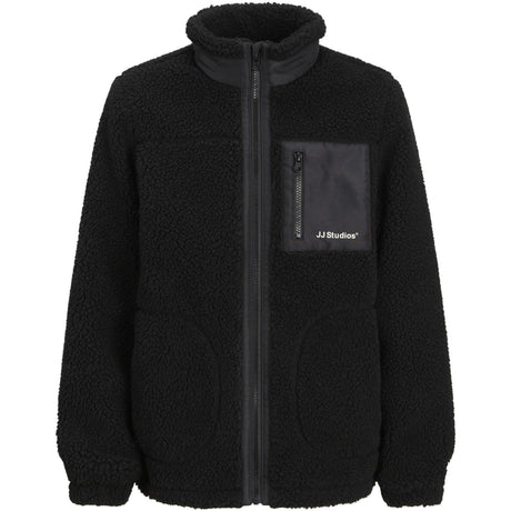 Jack & Jones Junior Black Jjesoho Teddy Jacket Sn Jnr