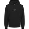Jack & Jones Junior Black Jjesoho Sweat Hood Noos Jnr