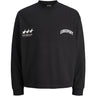Jack & Jones Junior Black Jcosignal Sweat Crew Neck Jnr