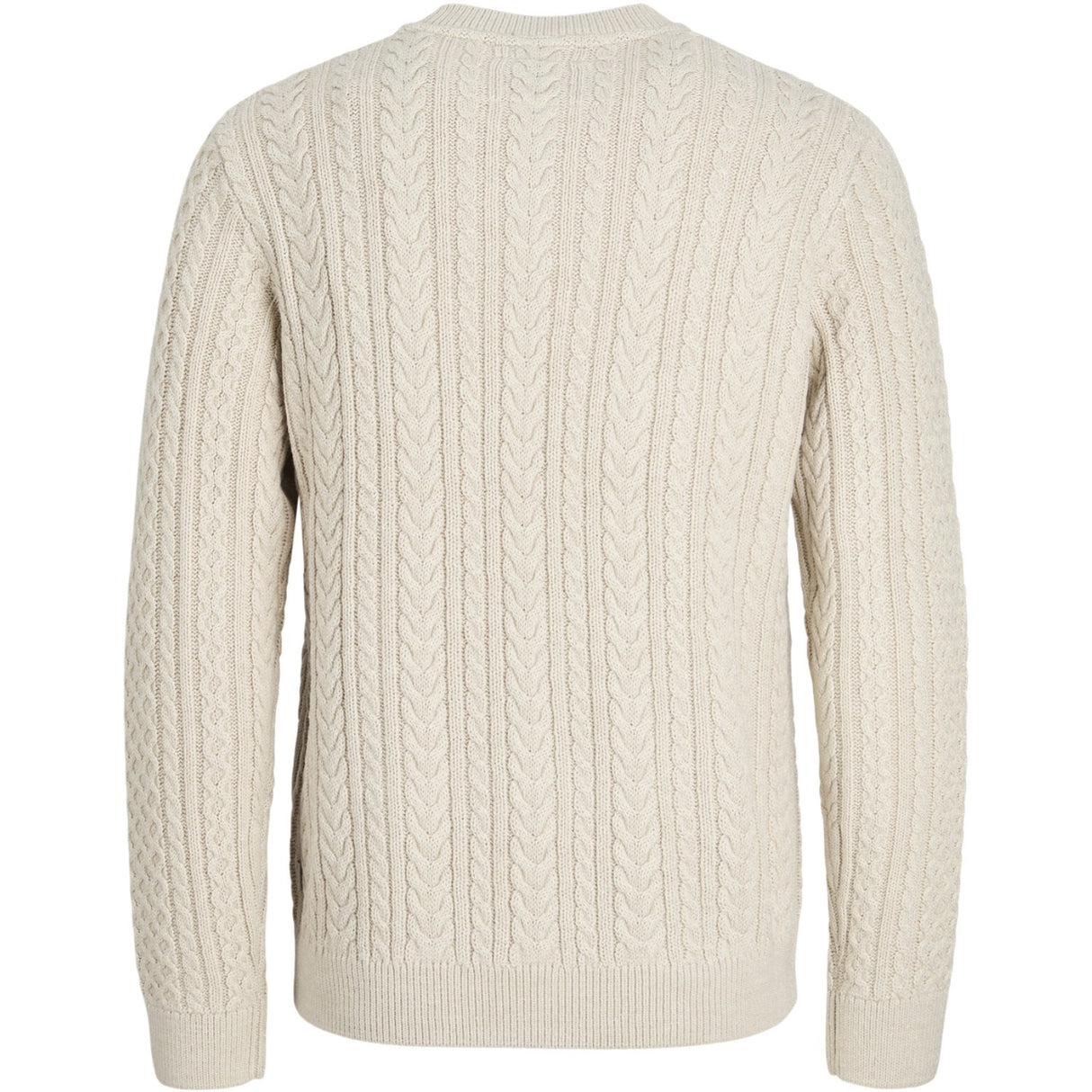 Jack & Jones Junior Silver Lining Melange Jprblusean Knit Cable Crew Neck Jnr