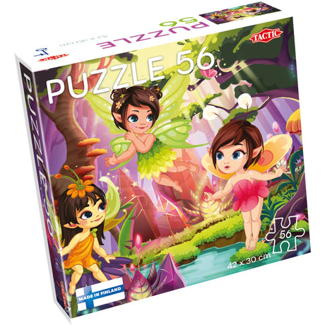 Tactic Games Puzzle Lovers, Fairies 56 Pcs Puzzle