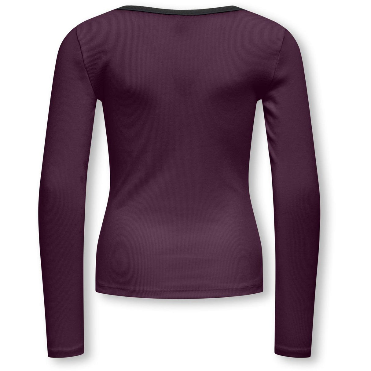 kids ONLY Mauve Wine Black Bow Kogsofia L/S Bow Top Jrs