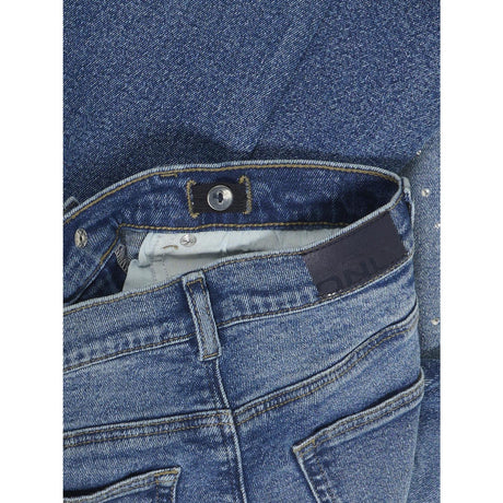 kids ONLY Medium Blue Denim Rhinestones Kogjuicy Rhs Wide Leg Dnm Cro557 Noos