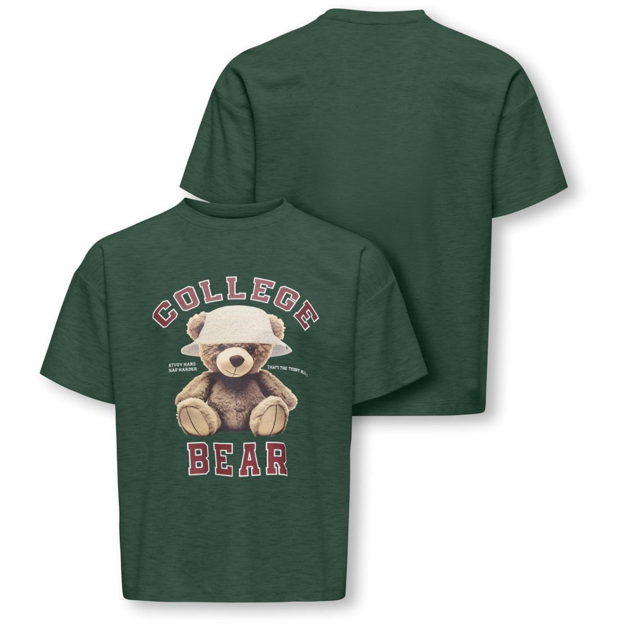 kids ONLY Pineneedle Collage/Hat Nomad Kogbillie Ss Loose Teddy Top Jrs Noos