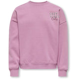 kids ONLY Mauve Orchid Cozy Kogbila L/S Ovz Bear O-Neck Swt Noos