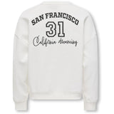 kids ONLY Egret Sport Kogbila L/S Ovz Bear O-Neck Swt Noos