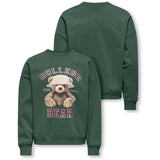 kids ONLY Pineneedle Collage Kogbila L/S Ovz Bear O-Neck Swt Noos