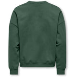 kids ONLY Pineneedle Collage Kogbila L/S Ovz Bear O-Neck Swt Noos