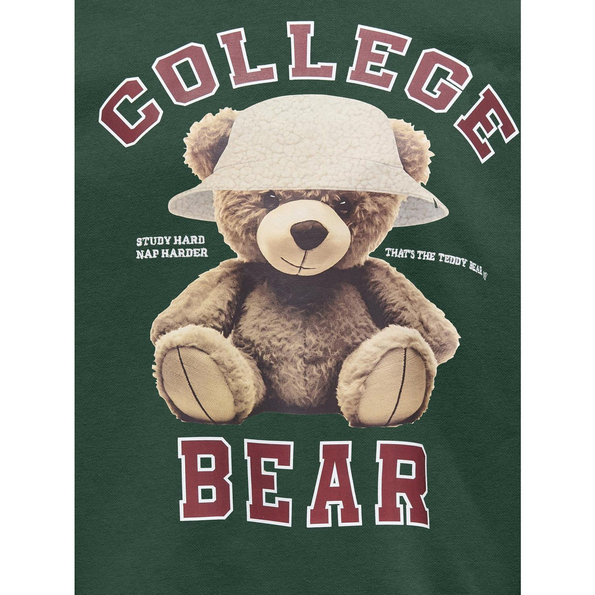 kids ONLY Pineneedle Collage Kogbila L/S Ovz Bear O-Neck Swt Noos