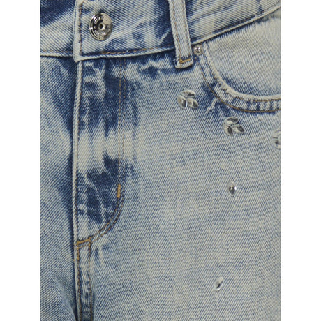 kids ONLY Medium Blue Denim Rhinestones Kogella Mw Rhinestone Wide Tai518 Dnm