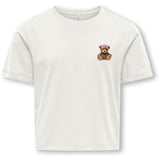 kids ONLY Cloud Dancer Teddy Cap Kogrex S/S Printed Top Jrs