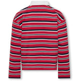 kids ONLY Salsa Night Sky/Cloud Dancer Kogruby Life L/S Boxy Polo Shirt Jrs