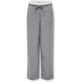 kids ONLY Medium Grey Melange Boxer White Kogmiley Life Pinstr. Boxer Str Pants Pnt