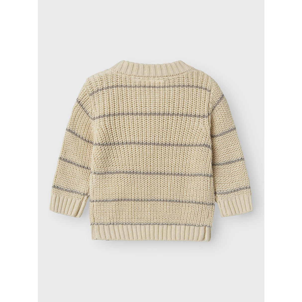Lil'Atelier Turtledove Nbmemlen Ls Knit Stripe Lil