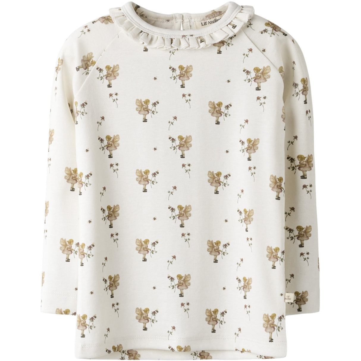 Lil'Atelier Coconut Milk Nmflayo Loa Ls Slim Top Lil