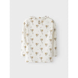 Lil'Atelier Coconut Milk Nmflayo Loa Ls Slim Top Lil