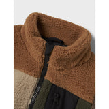 Name It Toasted Coconut Nmmmonico Teddy Jacket Block