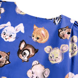 Molo Violet Blue Cleo Dress LS