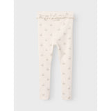Lil'Atelier Pastel Parchment Swan Nmfgavo Efi Slim Legging Lil Noos