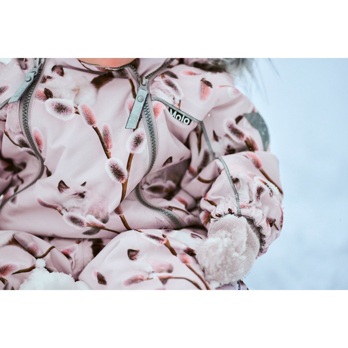 Molo Willow Kitten Pyxis Fur Baby Snowsuit
