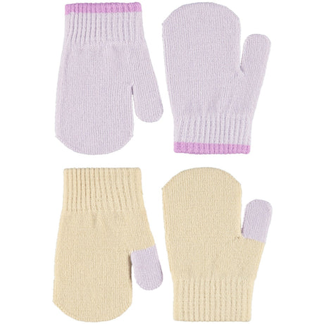 Molo Lilac Marble Kenny Mittens