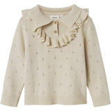 Lil'Atelier Turtledove Nmfnakita Ls Loose Knit Lil