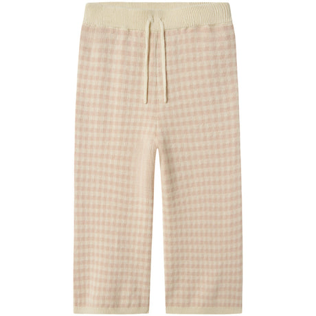 Lil'Atelier Cameo Rose Nmfnadie Wide Knit Pant Lil