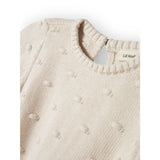 Lil'Atelier Pastel Parchment Nmngable Ls Loose Knit Lil