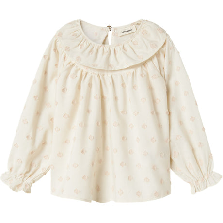 Lil'Atelier Pastel Parchment Nmfnethe Ls Loose Shirt Lil