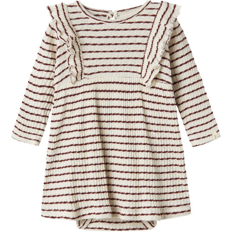 Lil'Atelier Hot Chocolate Nbfosophia Ls Body Dress Lil
