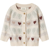 Lil'Atelier Pastel Parchment Nbflamai Kny Ls Knit Card Lil