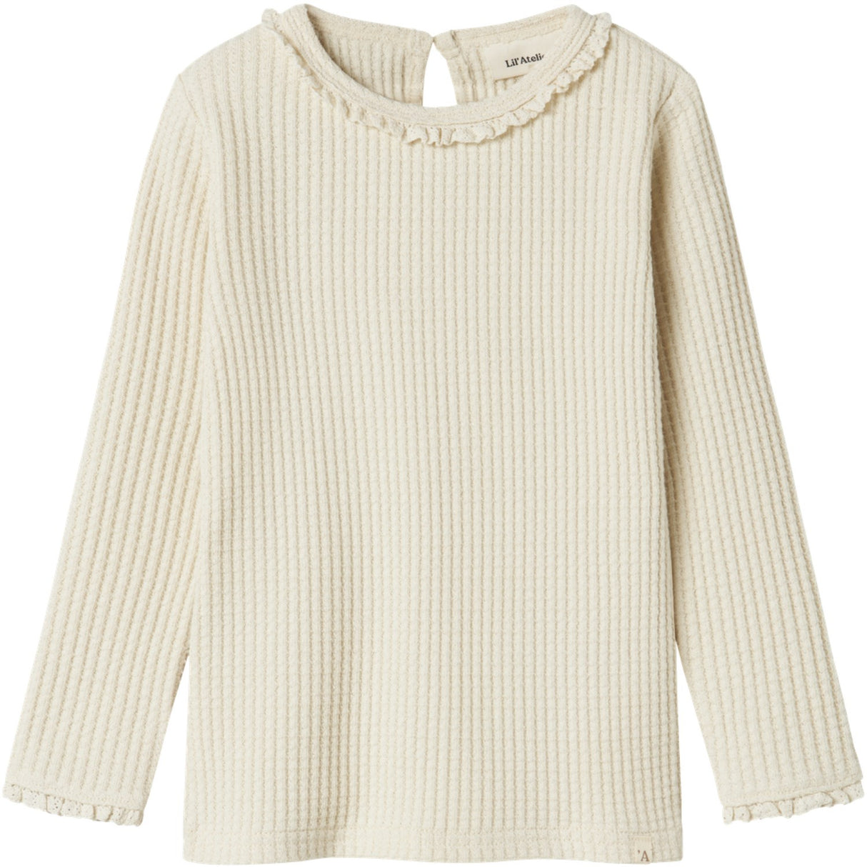 Lil'Atelier Turtledove Nmfosanne Ls Slim Top Lil