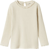 Lil'Atelier Turtledove Nmfosanne Ls Slim Top Lil