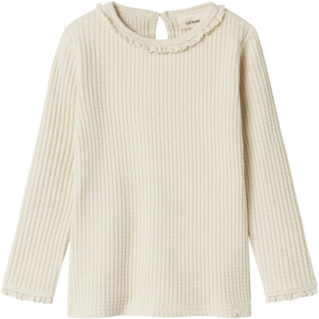 Lil'Atelier Turtledove Nmfosanne Ls Slim Top Lil