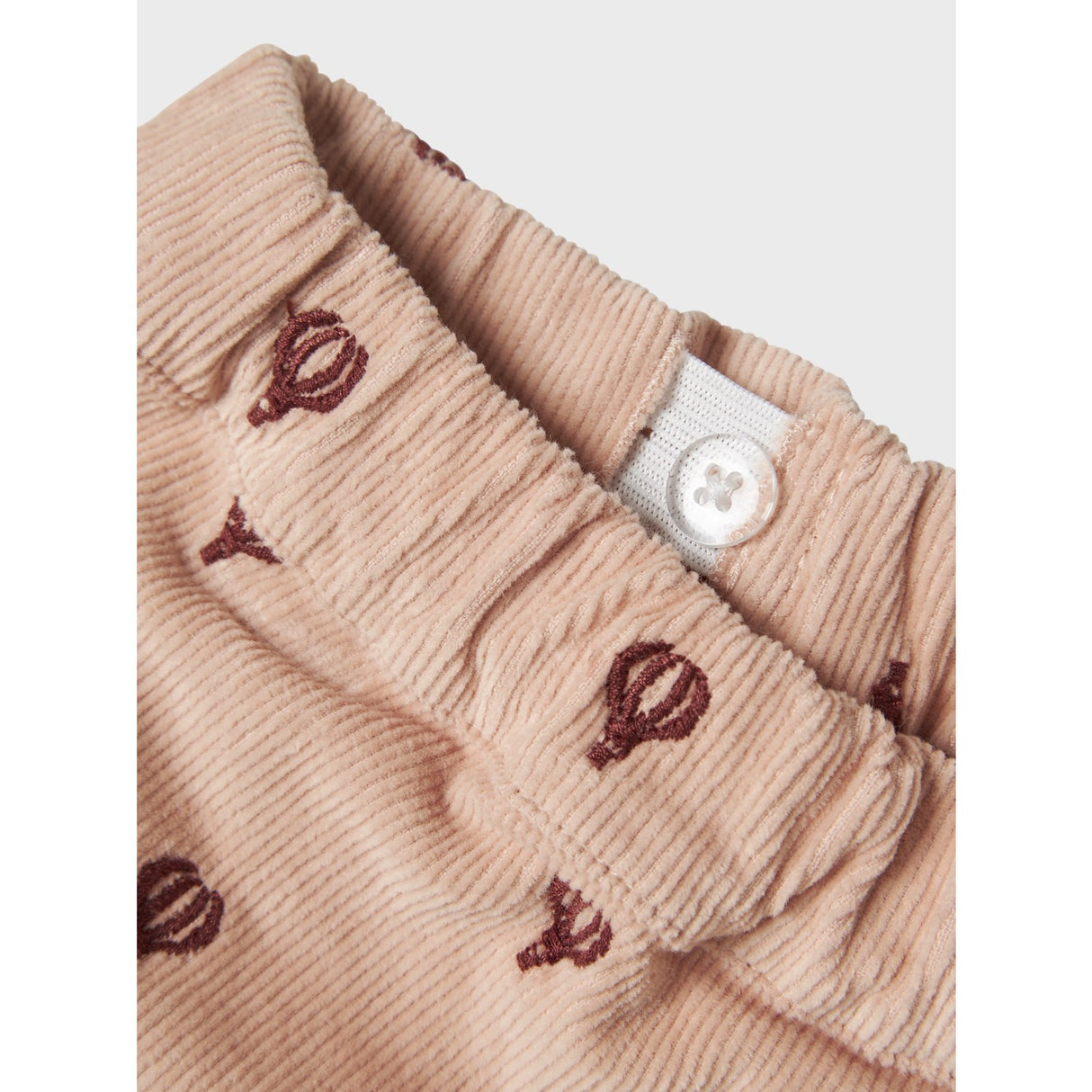 Lil'Atelier Cameo Rose Emb Nmfnelly Cord Straight Pant 4945-Hc Lil