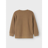 Lil'Atelier Sepia Tint Nmmnoello Ls Loose Sweat Lil