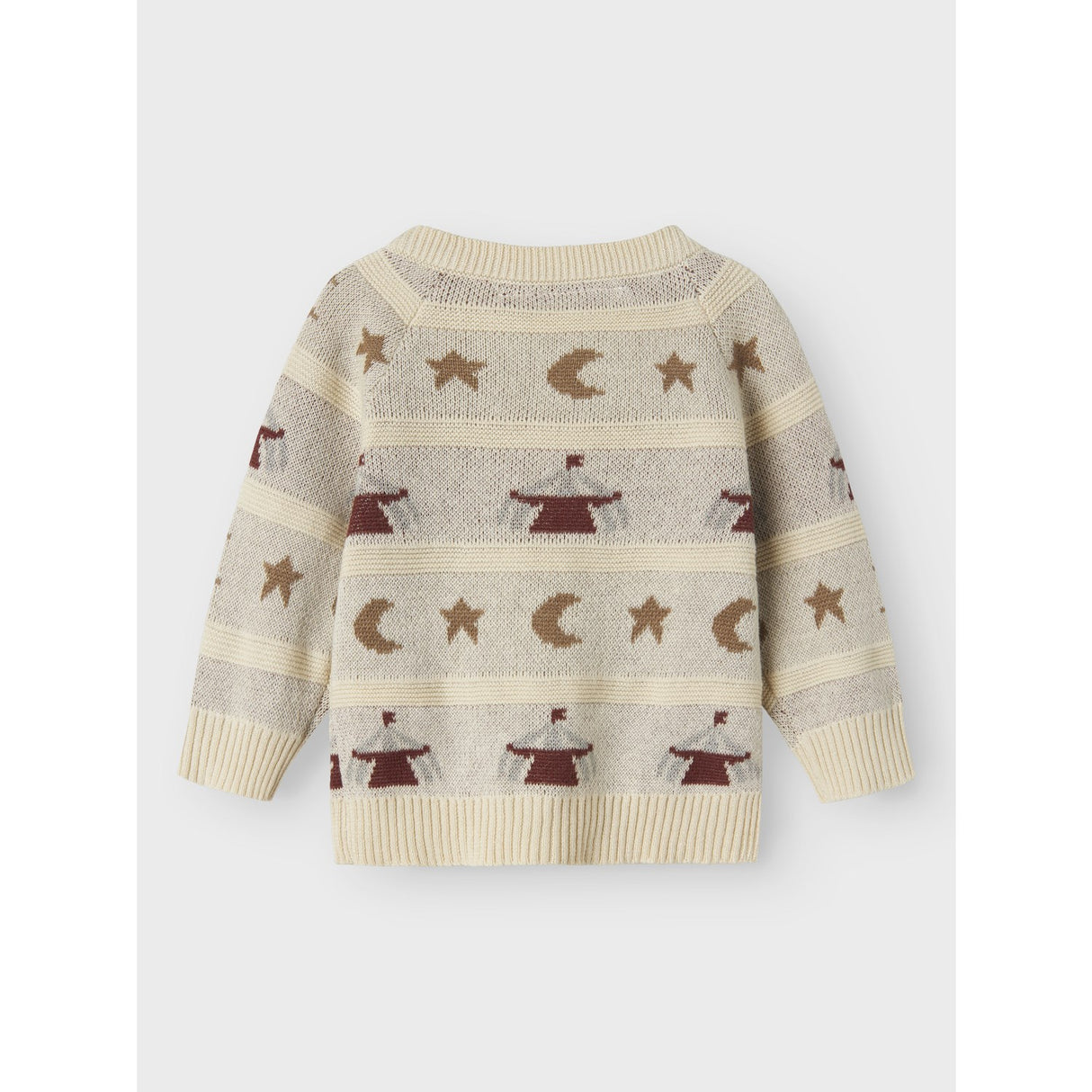 Lil'Atelier Turtledove Nbmlamai Ls Knit Card Lil