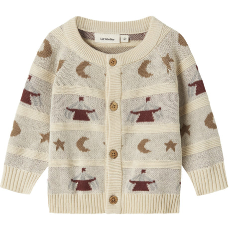Lil'Atelier Turtledove Nbmlamai Ls Knit Card Lil