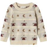 Lil'Atelier Turtledove Nmmlamai Ls Knit Lil