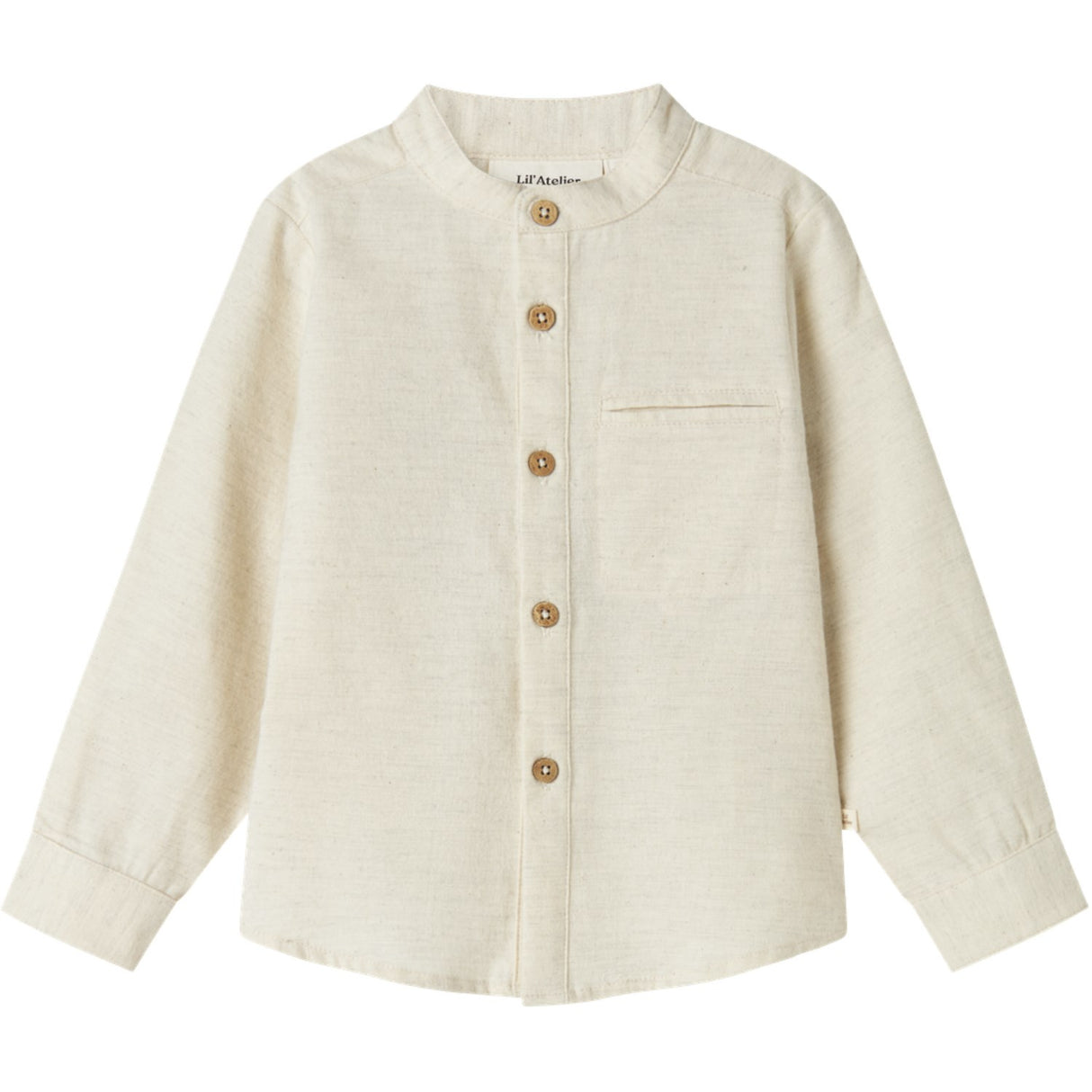 Lil'Atelier Turtledove Nmmotto Ls Shirt Lil